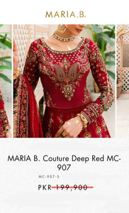 Mariab Panels & Sleeve Set Hand work