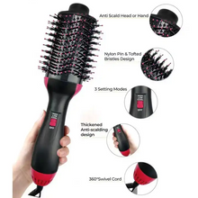 Load image into Gallery viewer, 3-in-1 One Step Hot Air Brush Hair Dryer

