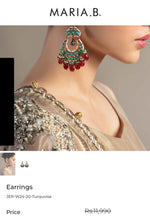 Load image into Gallery viewer, Mariab Earrings Enamel &amp; Onxy
