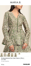 Load image into Gallery viewer, Mariab Shirt Luxe Zari Net
