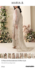 Load image into Gallery viewer, MariaB 4-Piece Mbroidered chiffon
