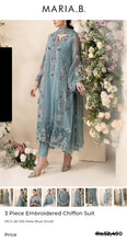 Load image into Gallery viewer, MariaB 4-Piece Mbroidered chiffon

