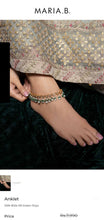 Load image into Gallery viewer, Mariab Anklet Pearl &amp; Onxy
