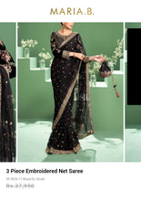 Load image into Gallery viewer, Mariab Saree Ready to Wear Embroidered Net
