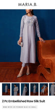 Load image into Gallery viewer, Mariab 2-Piece Ready To Wear Raw Silk
