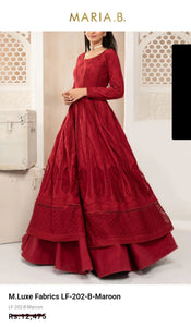 Mariab Fabric Luxe Laser Cut Lawn