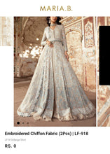 Load image into Gallery viewer, Mariab Shirt Luxe Embroidered Chiffon
