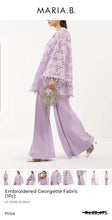 Load image into Gallery viewer, Mariab Luxe Fabric Embroidered Georgette
