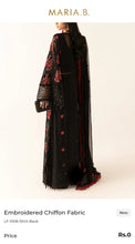 Load image into Gallery viewer, Mariab Duppta Luxe Chiffon Embroidered
