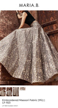 Load image into Gallery viewer, Mariab Fabric Luxe Embroidered Masori
