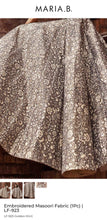 Load image into Gallery viewer, Mariab Fabric Luxe Embroidered Masori
