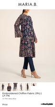 Load image into Gallery viewer, Mariab Shirt Luxe Embroidered Chiffon

