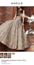 Load image into Gallery viewer, Mariab Fabric Luxe Embroidered Masori
