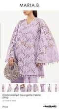 Load image into Gallery viewer, Mariab Luxe Fabric Embroidered Georgette
