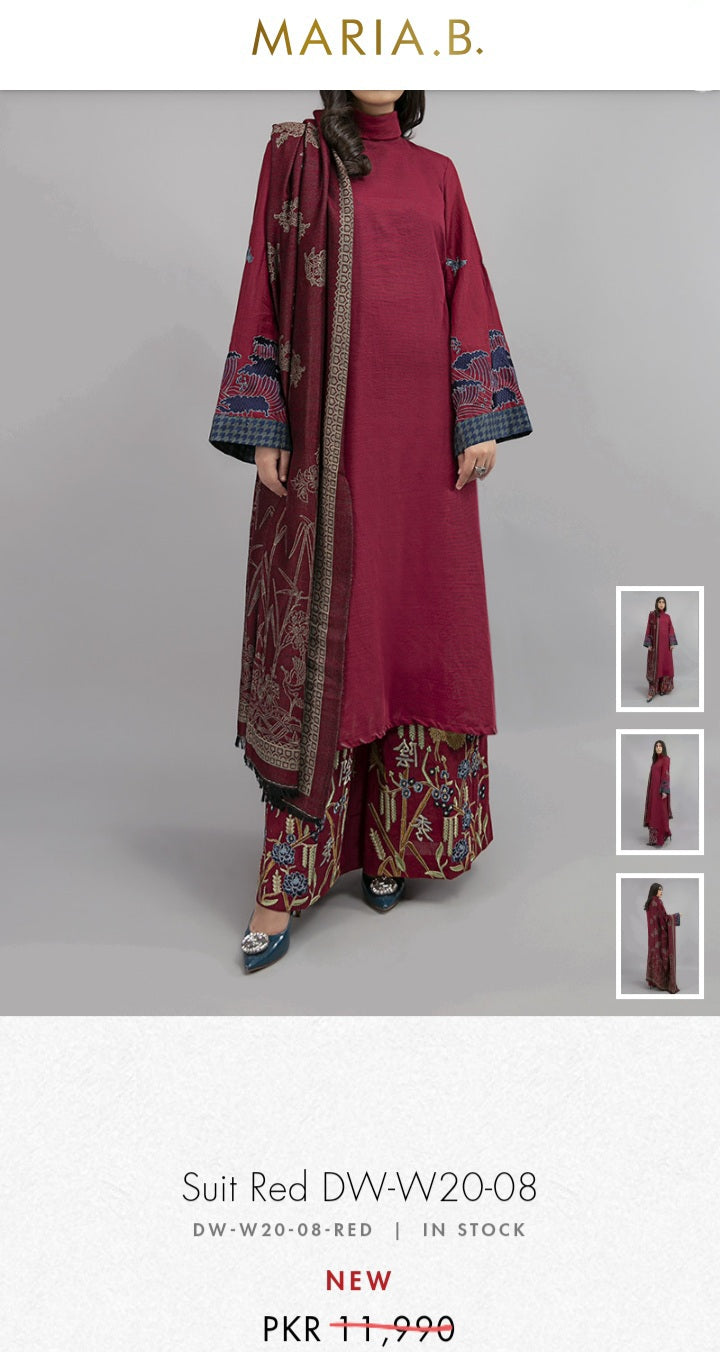 Mariab Sleeves Pair