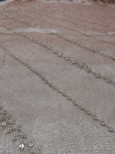 Mariab Shimmery CottonNet Fabric