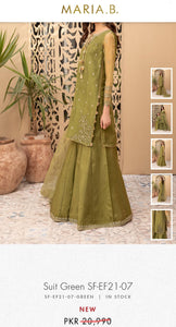 Mariab Fabric Chiffon Embriodred