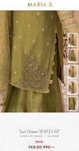 Load image into Gallery viewer, Mariab Fabric Chiffon Embriodred
