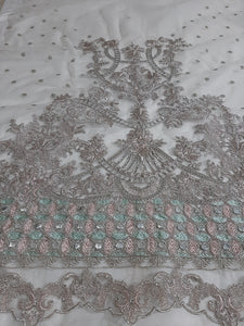 Mariab Shirt Foil Work