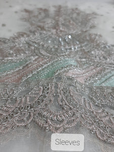 Mariab Shirt Foil Work