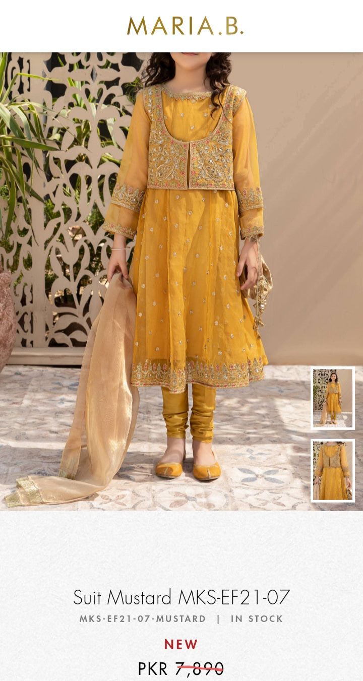 Mariab Kids Frock