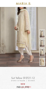 Mariab Sleeves Pair Foilwork