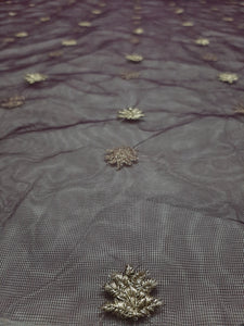 Branded Fabric Embroidered Net