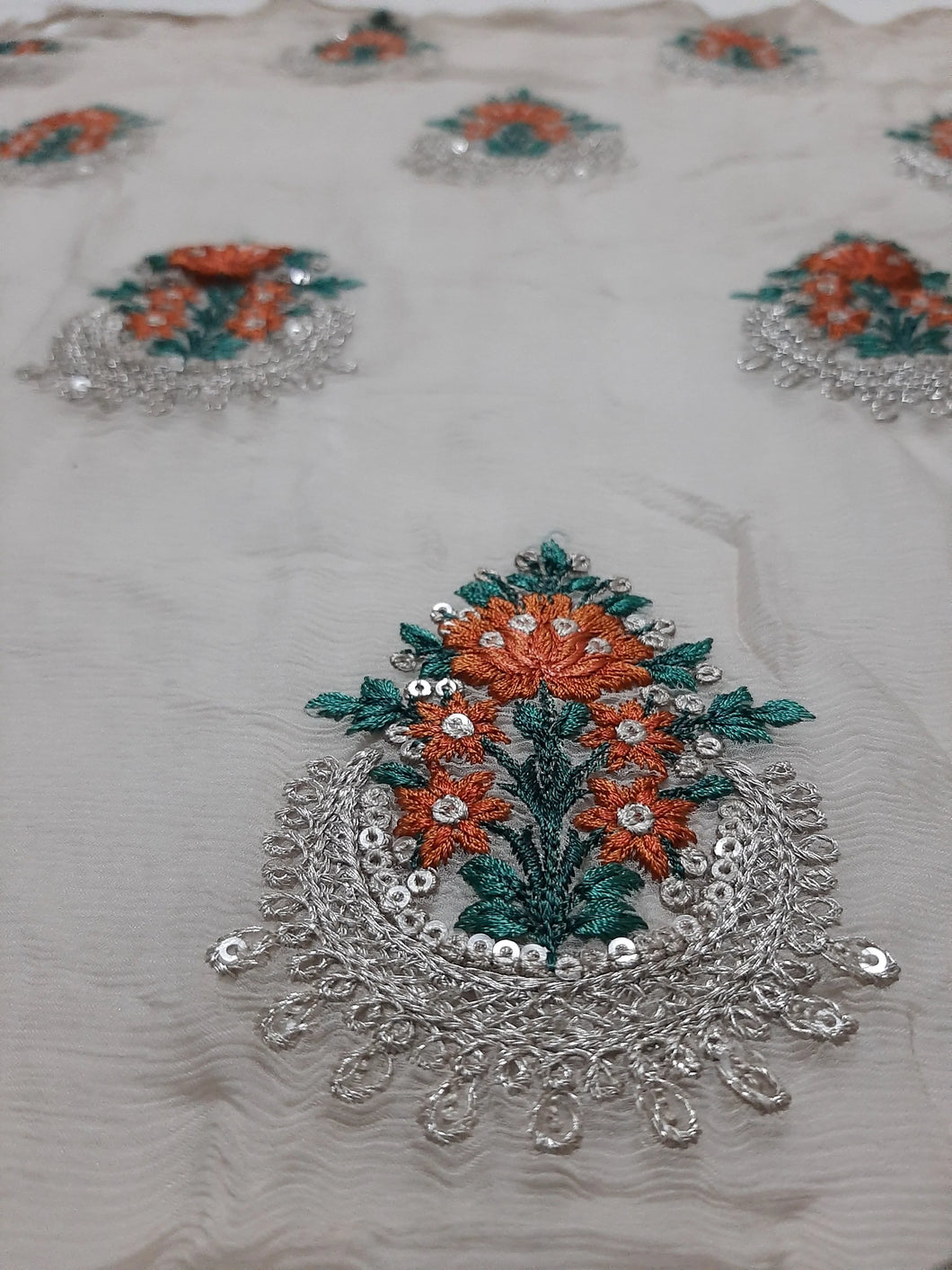 Mariab Fabric Embroidered Chiffon