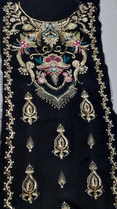Noor by Sadia Asad Center & Sleeves Panel