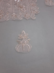 Branded Front Embroidered Organza