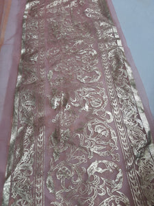 Republic Duppta Pallu Foil Print