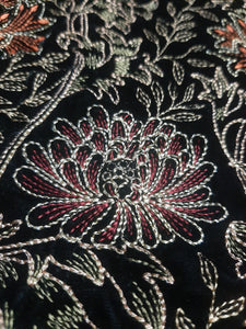 Kayseria Embroidered Velvet Fabric