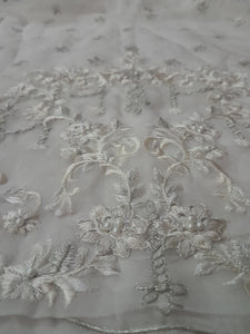 Mariab Sleeves Pair Pearl work