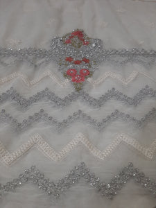 Mariab Sleeves Pair Foil work