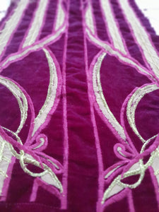 Asifa Nabeel Velvet Silk-Applic