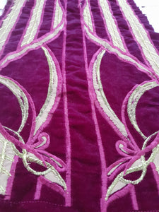 Asifa Nabeel Velvet Silk-Applic