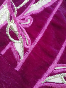 Asifa Nabeel Velvet Silk-Applic