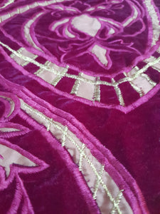 Asifa Nabeel Velvet Silk-Applic