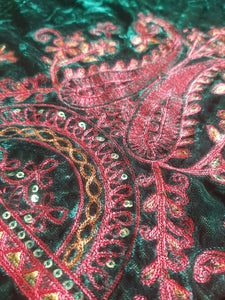Mariab Velvet Sleeves Pair
