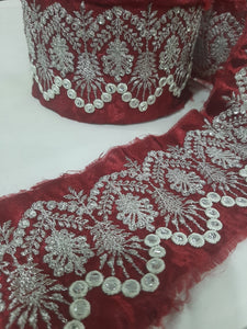 Maryam Hussain Patch Foilwork