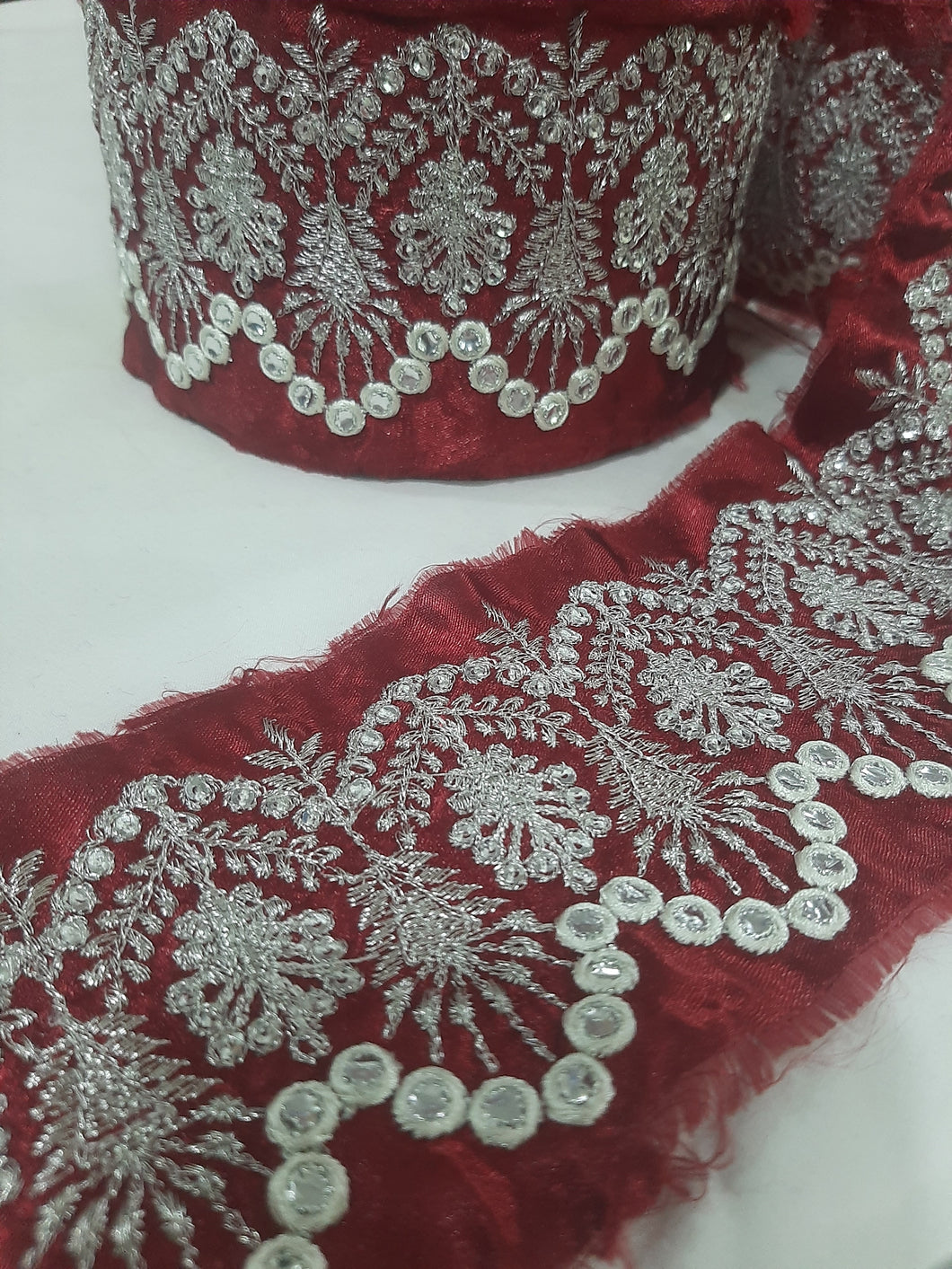 Maryam Hussain Patch Foilwork