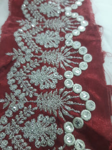 Maryam Hussain Patch Foilwork