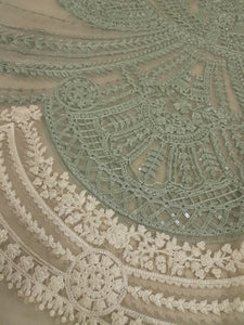 Mariab Front Cutwork Style