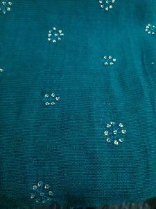 Mariab Fabric Embroidered Cotton Net