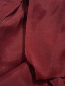 Charizma Fabric Plain Raw Silk