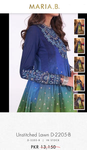 Mariab Mirrorwork Neckline & Patch