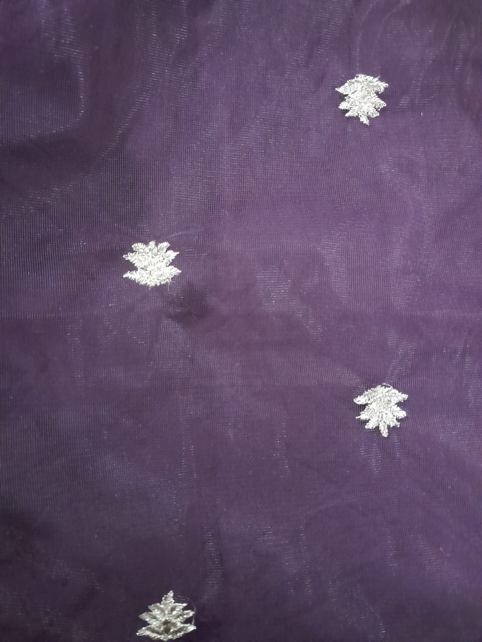 Branded Fabric Embroidered Net