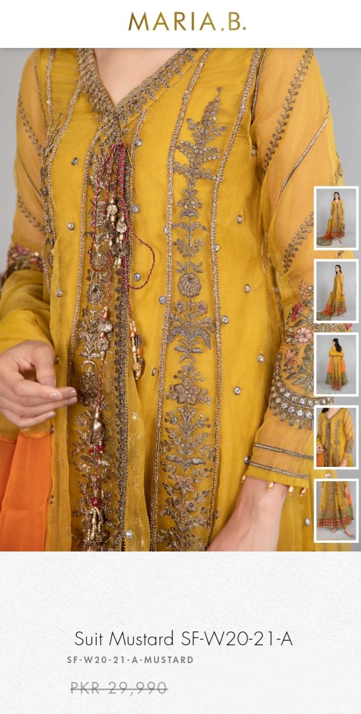 Mariab Foilwork Fabric