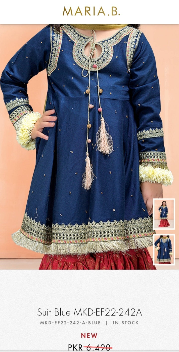 Mariab Neckline Hyderabadi