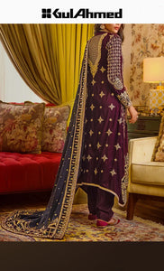 Gul Ahmed Plain Velvet Fabric